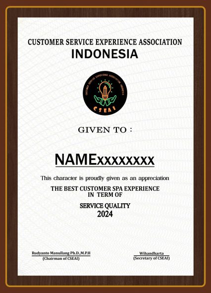 Sertifikat Service Quality