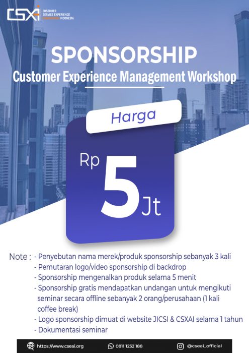 daftar harga Sponsorship CXM daftar harga Sponsorship CXM