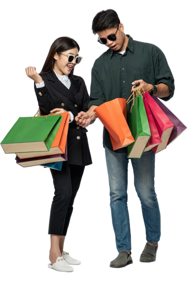 pair-man-woman-wearing-glasses-carried-lots-paper-bags-shopping copy
